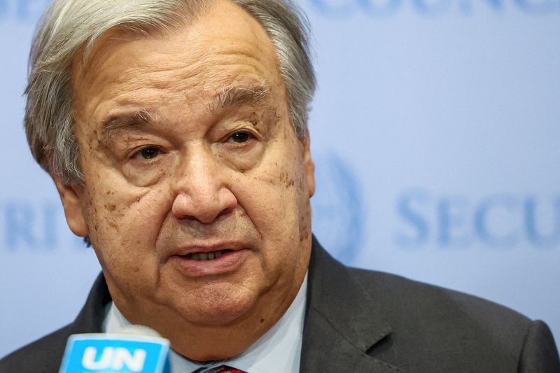UN Chief Urges Immediate Humanitarian Ceasefire Amid Escalation in Israel's Bombardment