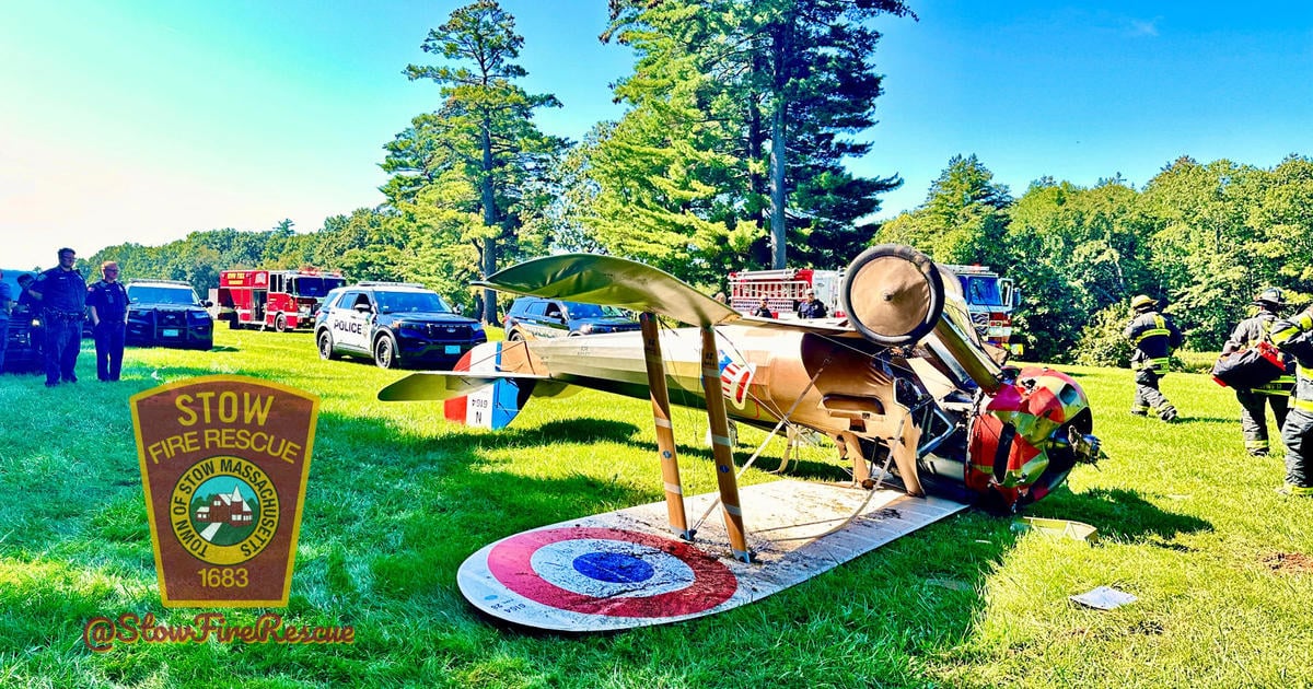Featured image for WWI-era Plane Crashes at Massachusetts Museum, Pilot Escapes Injury