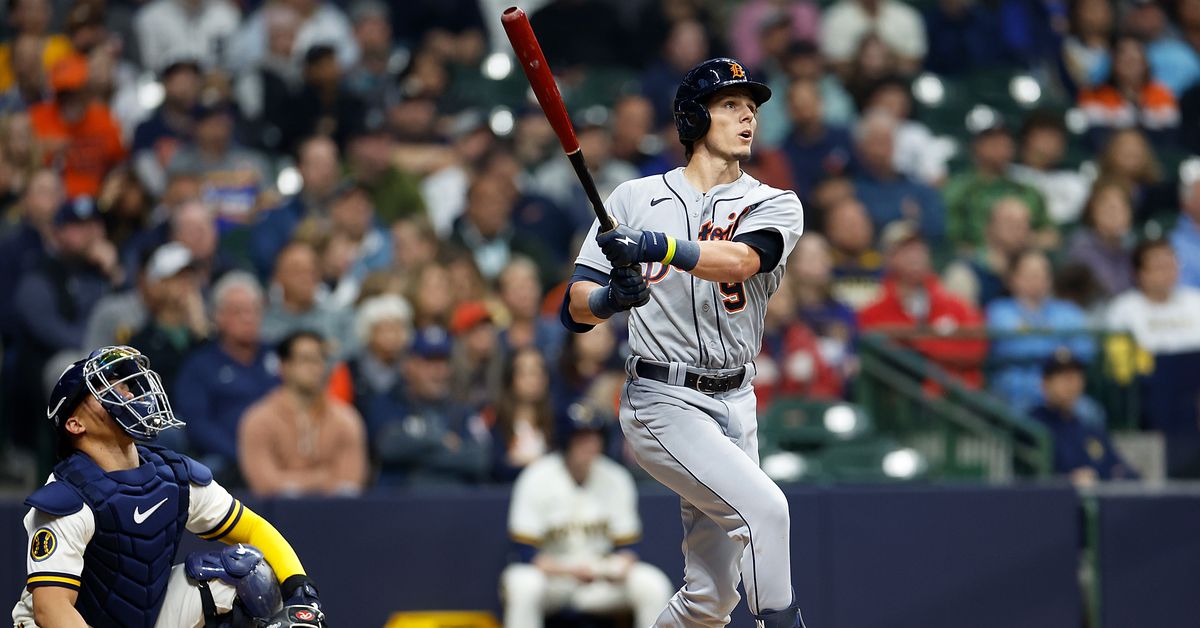 Maton's 3-run homer leads Tigers to victory over Brewers.