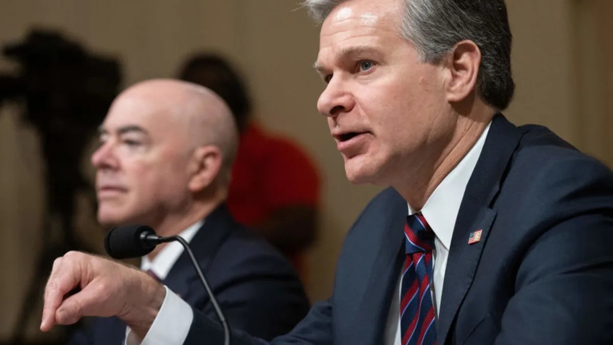 FBI Director Wray Expresses Concern Over Border Gotaways
