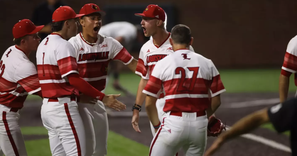 Featured image for Louisville Baseball Upsets No. 1 Vanderbilt to Reach NCAA Regional Final