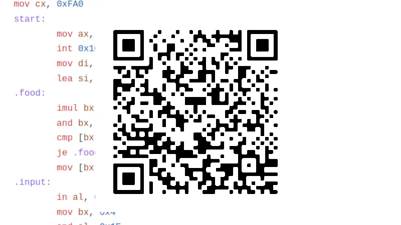 Featured image for "Miniature QR Code Conceals Snake Image"