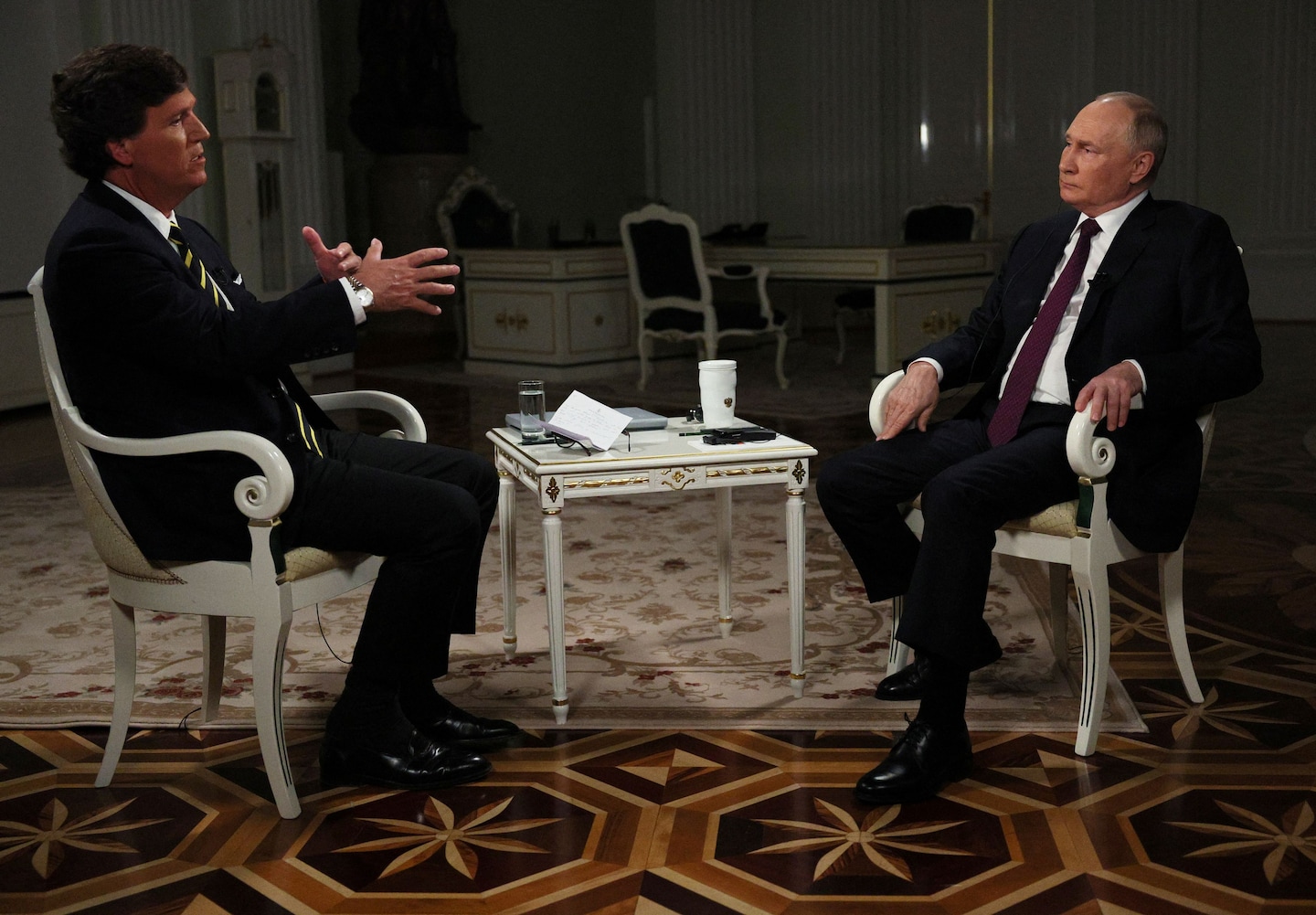 "Tucker Carlson's Controversial Putin Interview Amid Navalny's Death Sparks Backlash"