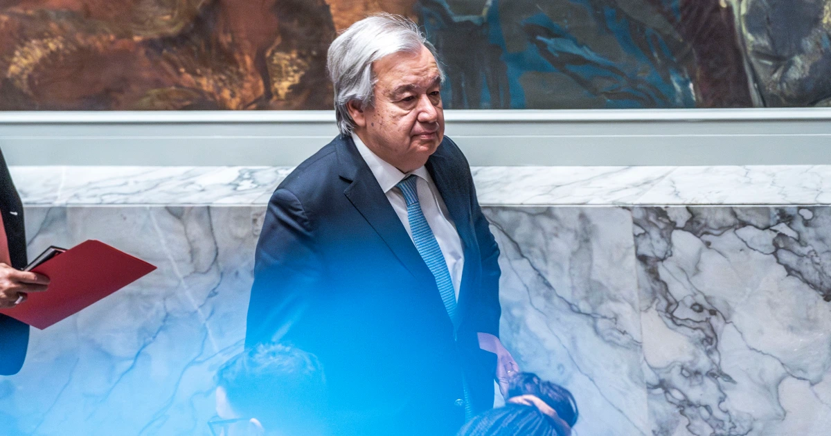 "U.N. Chief Urges Massive Aid Influx to Gaza Amid Starvation Crisis"