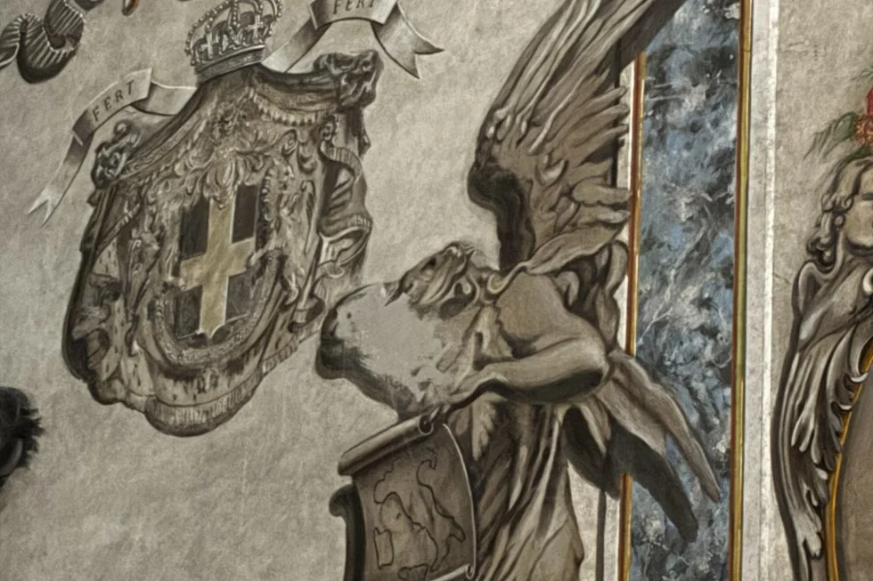 Rome fresco cherub redrawn after Meloni likeness provokes outcry