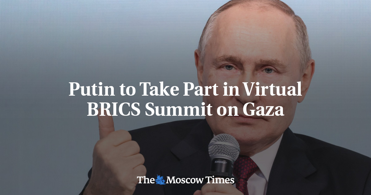 BRICS Leaders Convene Virtually to Address Gaza Crisis