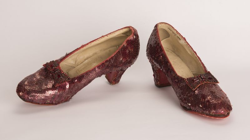 Minnesota Man Indicted for Stealing Judy Garland's Ruby Slippers from 'The Wizard of Oz'