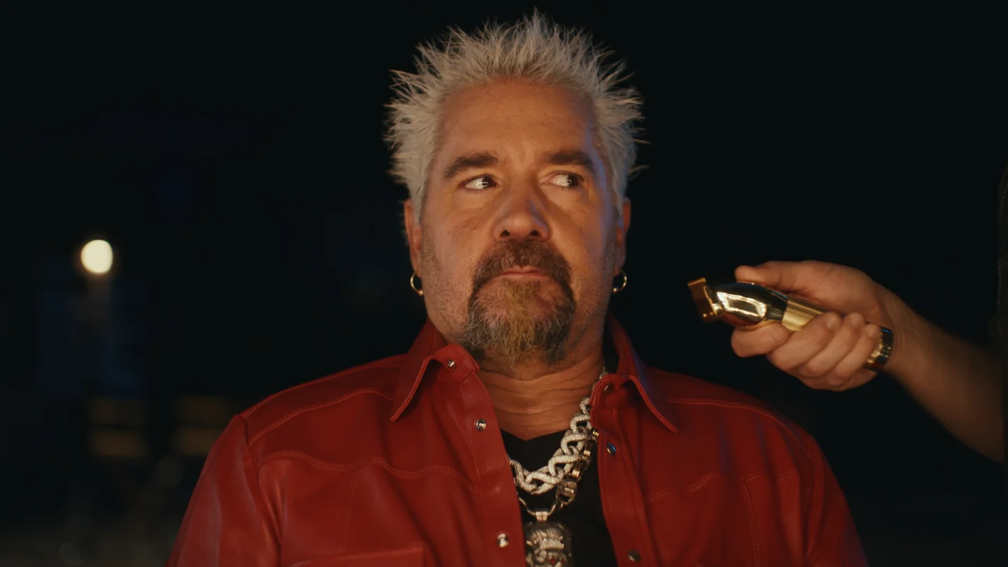 Bosch Uses Guy Fieri’s New Look to Tease a Super Bowl Ad