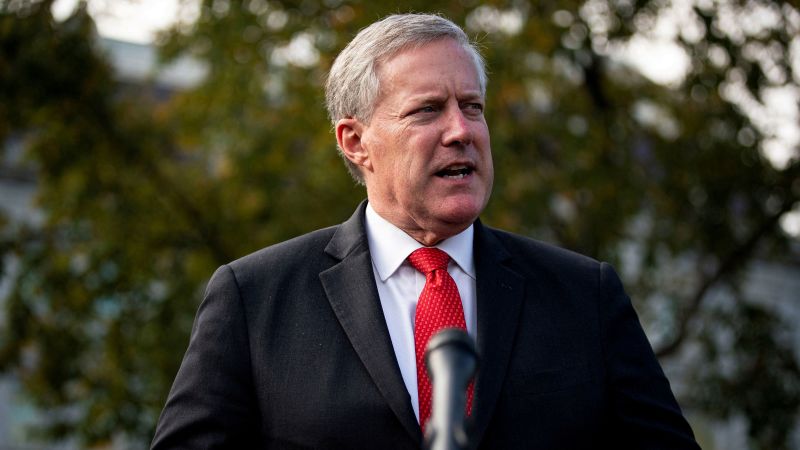 "Appeals Court Denies Mark Meadows' Attempt to Transfer Georgia Election Subversion Case to Federal Court"