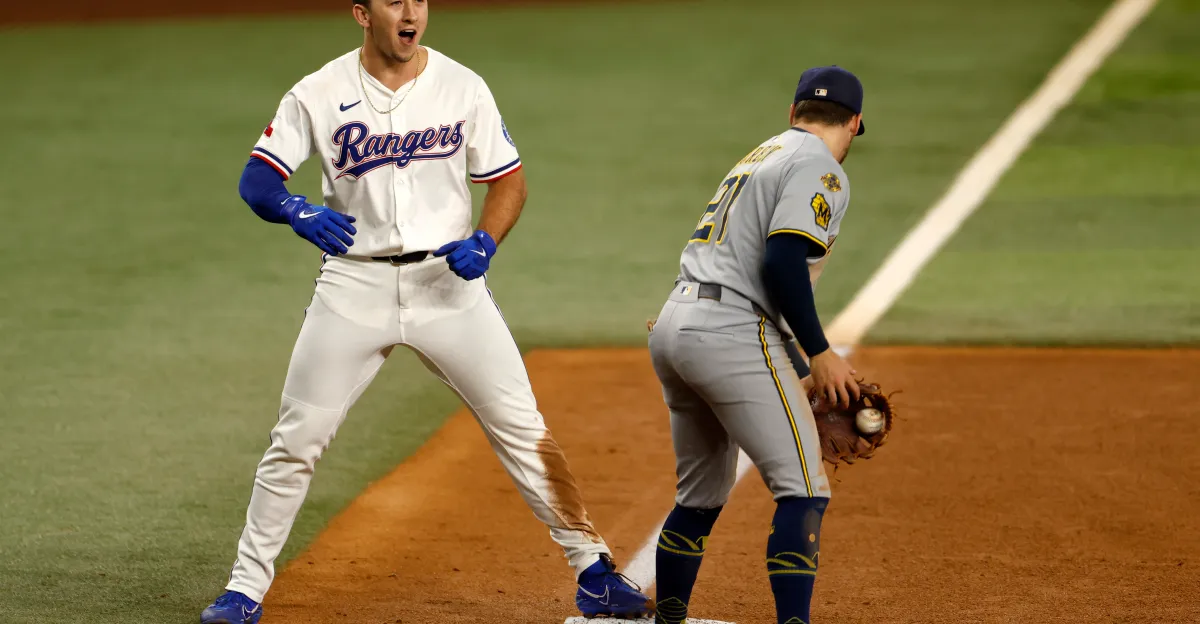Featured image for Rangers' Young Guns Shine in Narrow Win Over Brewers
