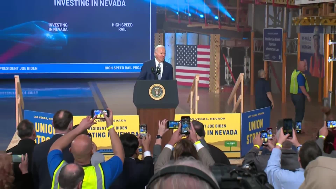 "Biden Boosts High-Speed Rail with Billions in Funding for Las Vegas and California Projects"
