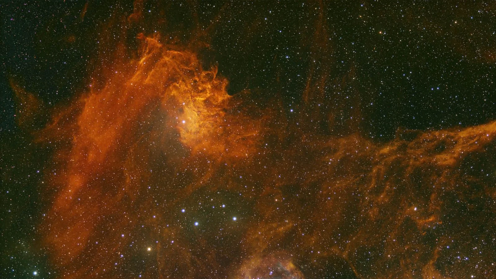 Ablaze in Auriga: Stunning Shot of the Flaming Star Nebula Around AE Aurigae