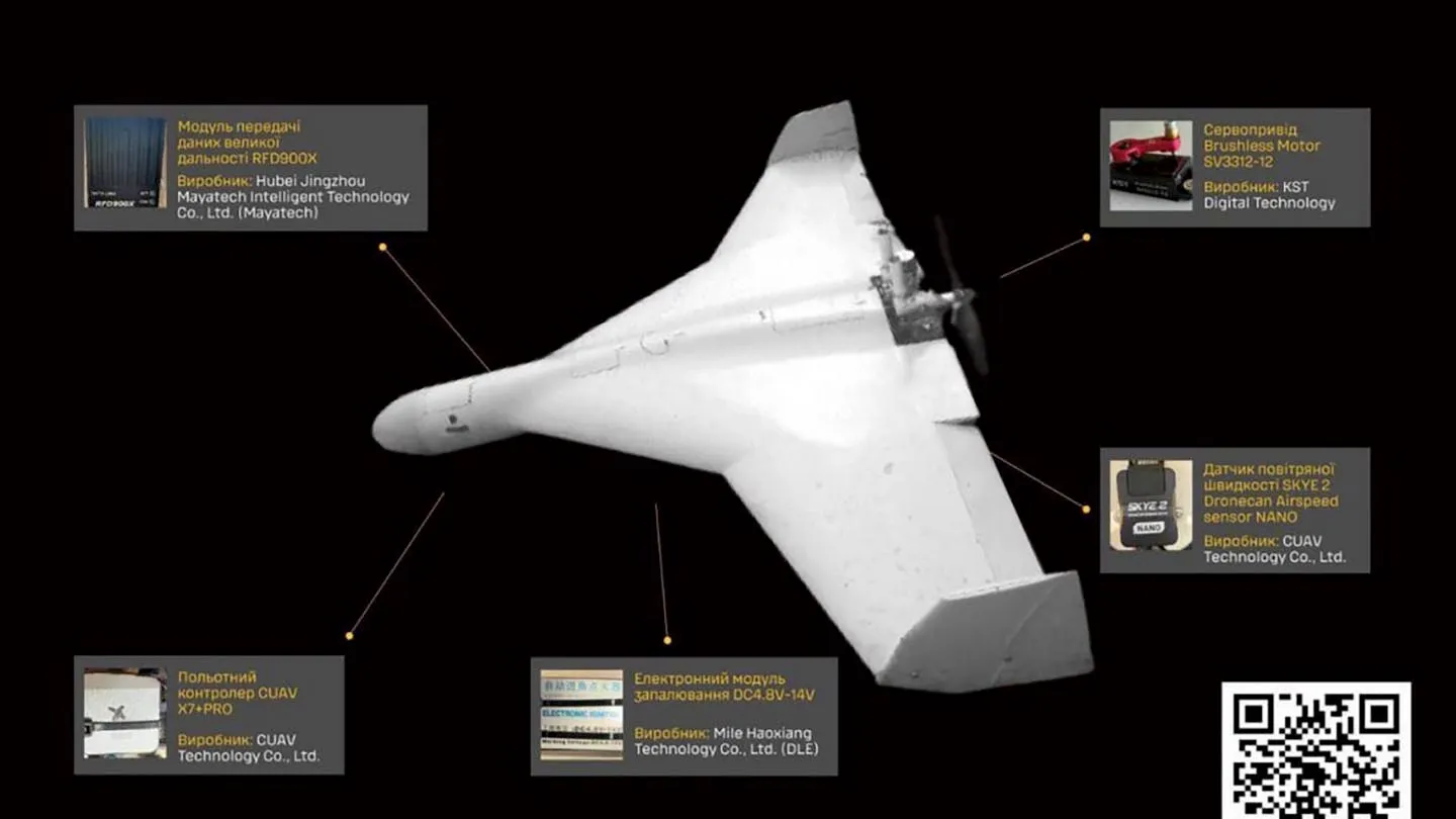 Featured image for Russian Drones in Ukraine Incorporate Chinese Technology and Components