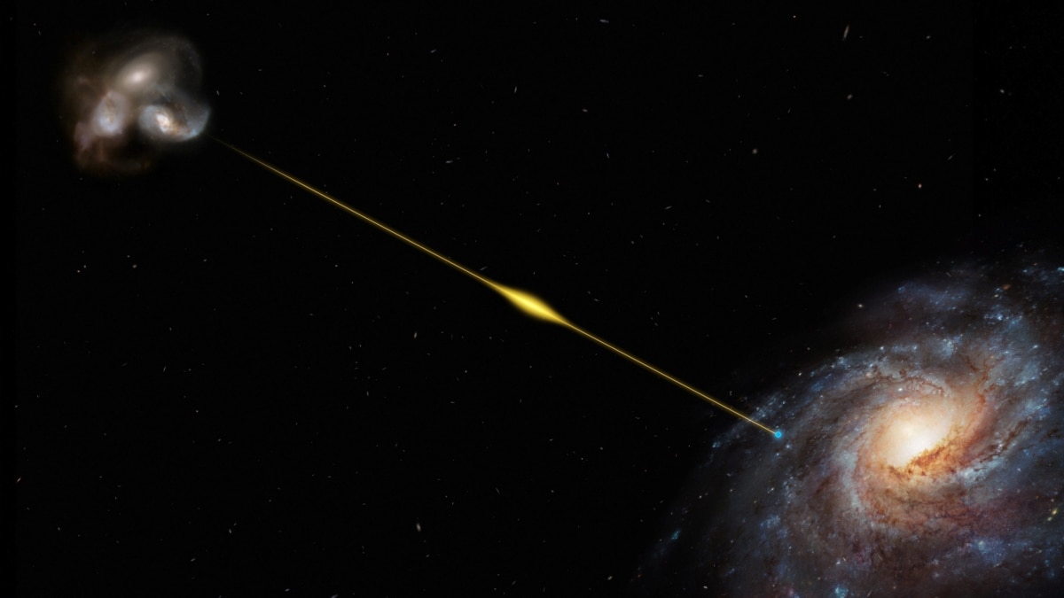 Ancient Energetic Burst Traveled 8 Billion Years to Reach Earth