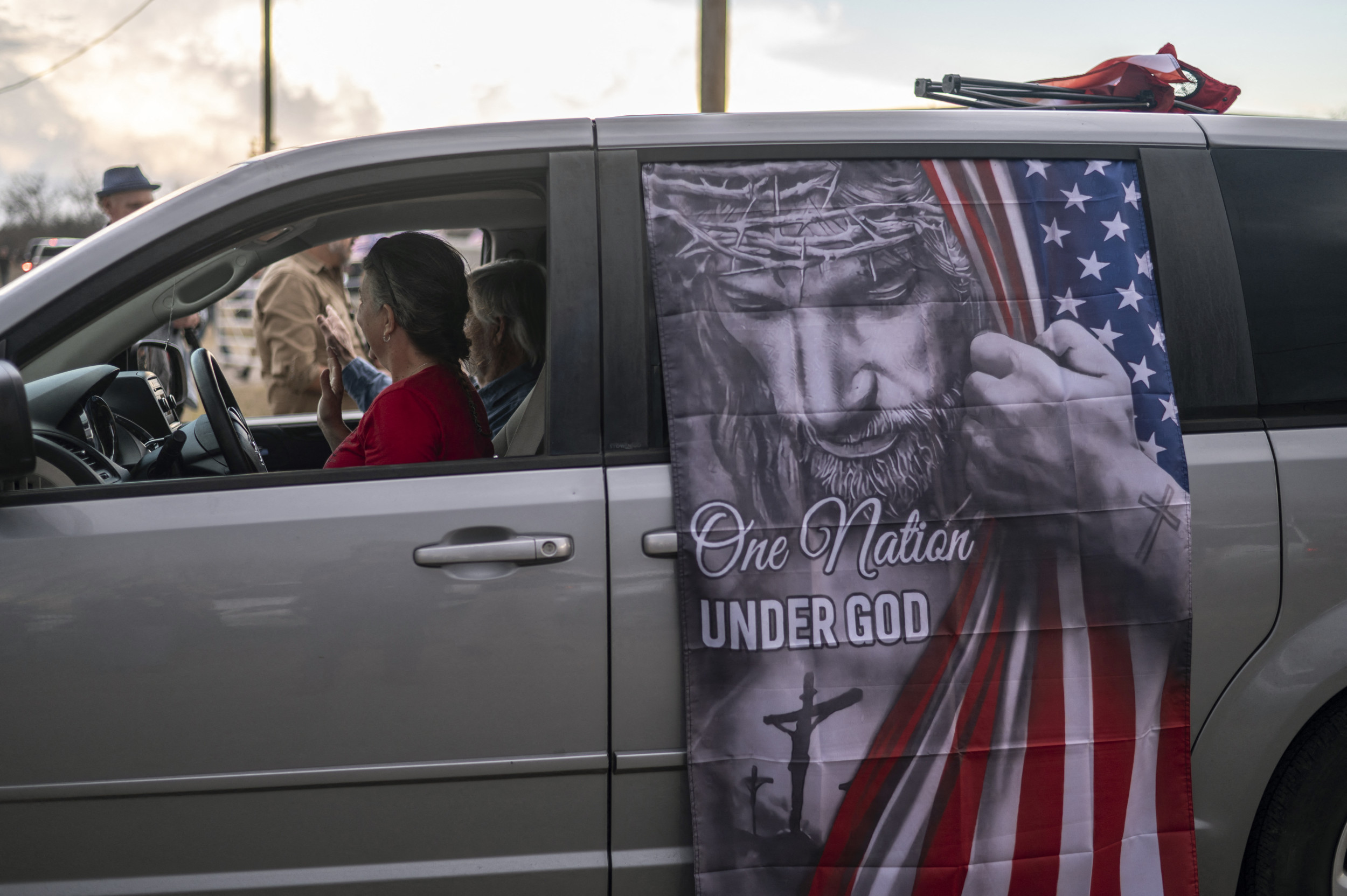 Featured image for "Controversy Surrounds Far-Right 'Take Our Border Back' Convoy Rally in Texas"