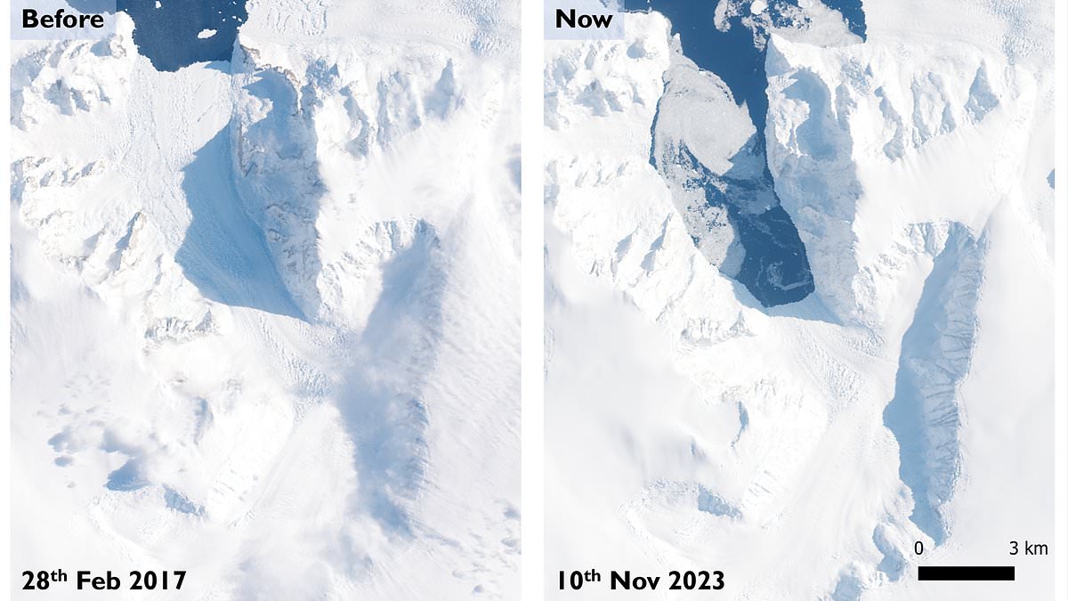 Featured image for "Climate Change Accelerates Western Antarctic Glacier's Alarming Ice Loss, Study Reveals"