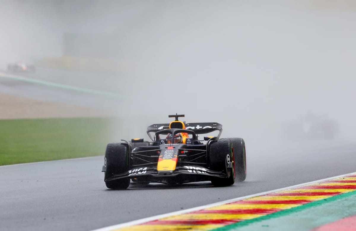 Featured image for Verstappen Criticizes Belgian GP Delay Amid Rainy Conditions
