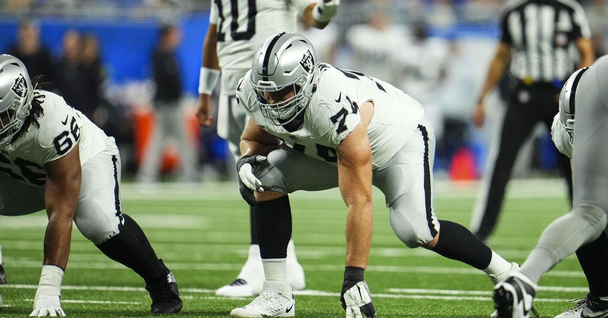 Featured image for Raiders' Left Tackle Kolton Miller Doubtful for Sunday's Game against Jets