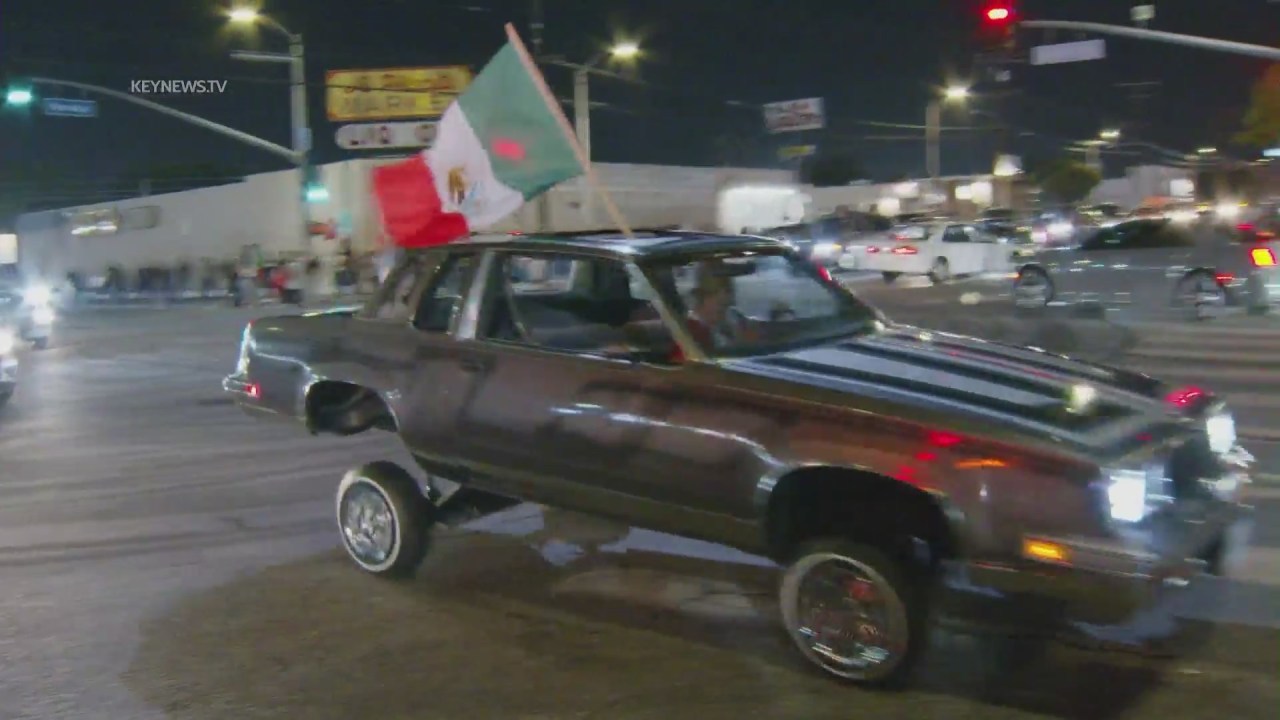 Featured image for Pacoima Intersection Transformed by Celebrating Soccer Fans After Mexico's Gold Cup Victory