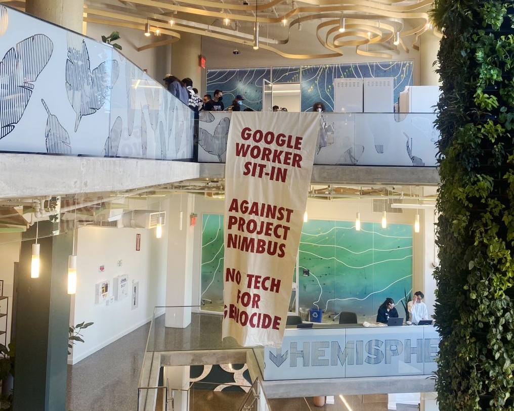 Featured image for "Google Employees Stage Protests Against Company's Israeli Contracts"
