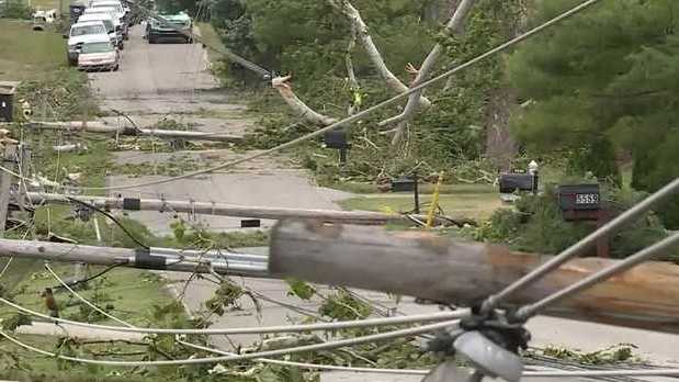 Tornadoes wreak havoc in Indiana, leaving destruction in their wake.