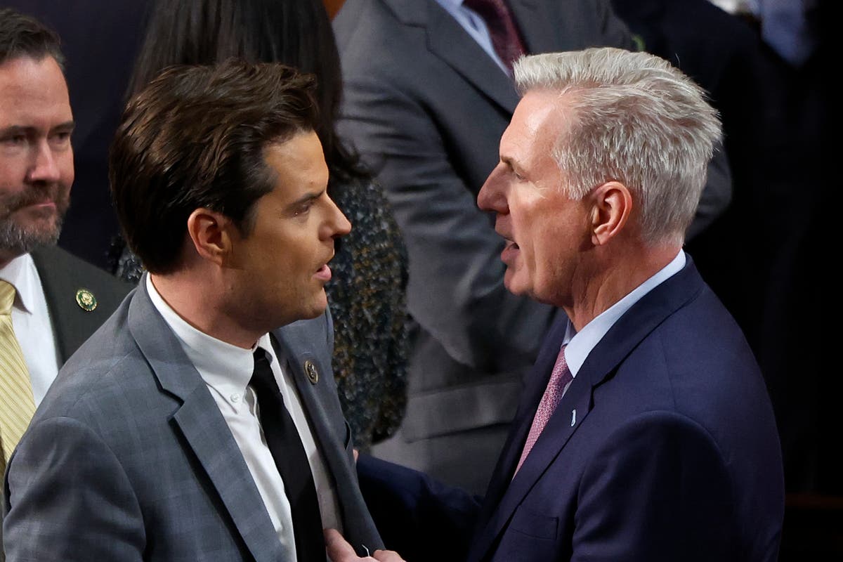 GOP Rep McCarthy's Fiery Confrontation with Gaetz Erupts in Chaos