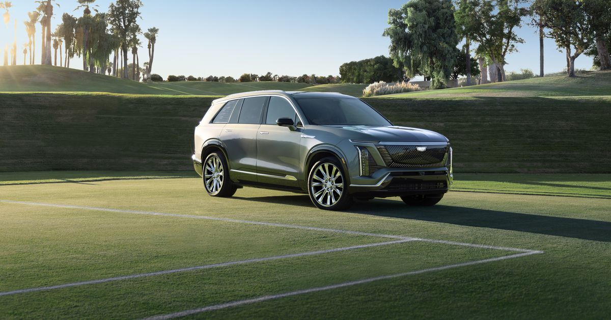 Featured image for Cadillac Unveils 2026 Vistiq: A Three-Row Electric SUV with 300-Mile Range