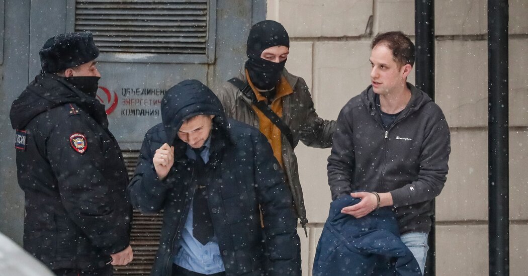 "Russian Court Extends Detention of U.S. Journalist Evan Gershkovich"