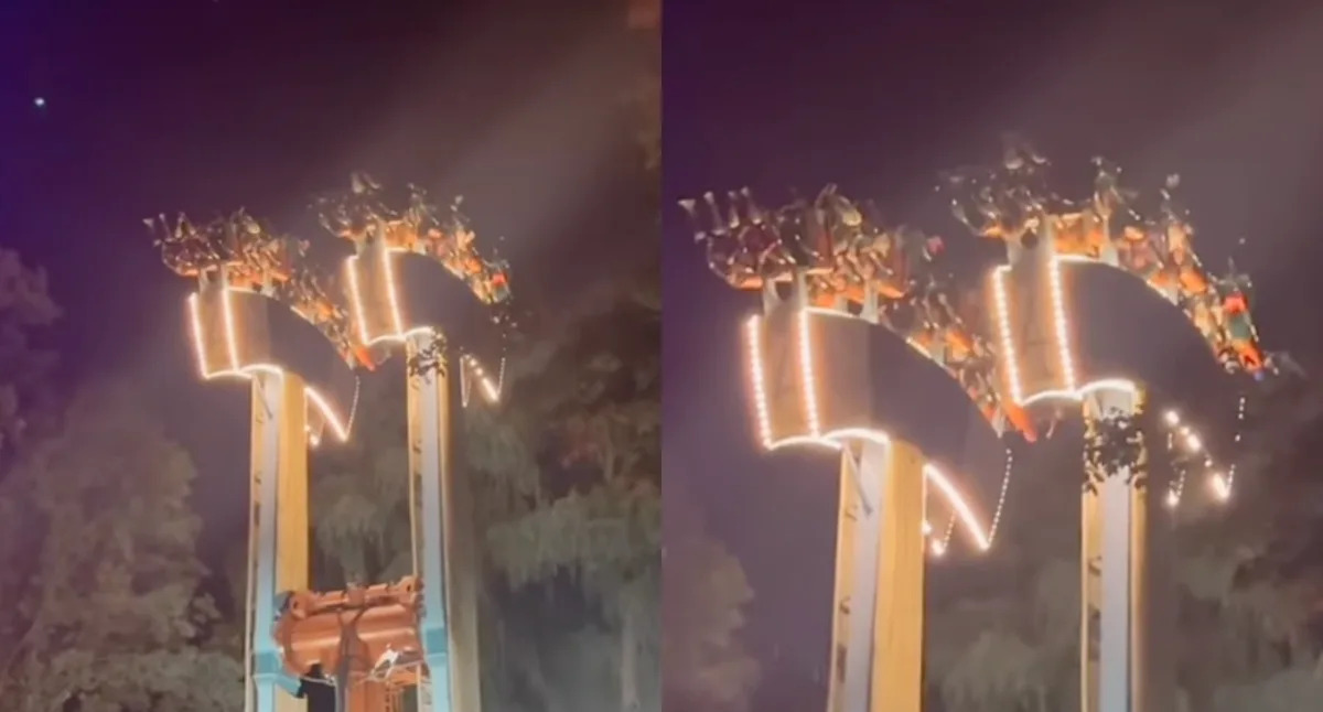 Featured image for Terrifying Ride Malfunction: Canada's Wonderland Guests Left Hanging Upside Down for 30 Minutes