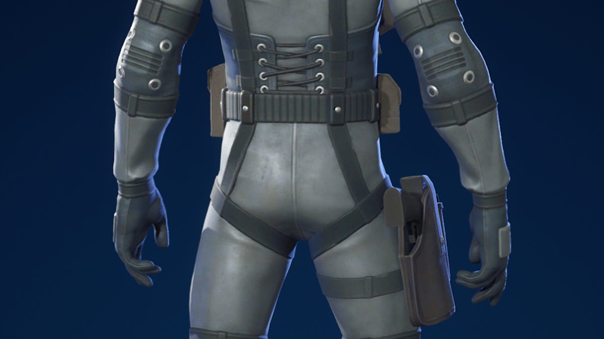 Featured image for "Fortnite Fans Outraged Over Solid Snake's 'Assless' Skin"