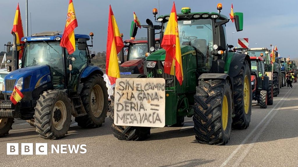 "Spanish Farmers Unite in Protest Movement"