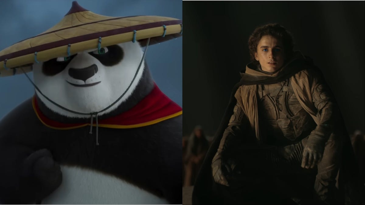 Featured image for "Kung Fu Panda 4 Dominates Box Office Against Kwisatz Haderach"