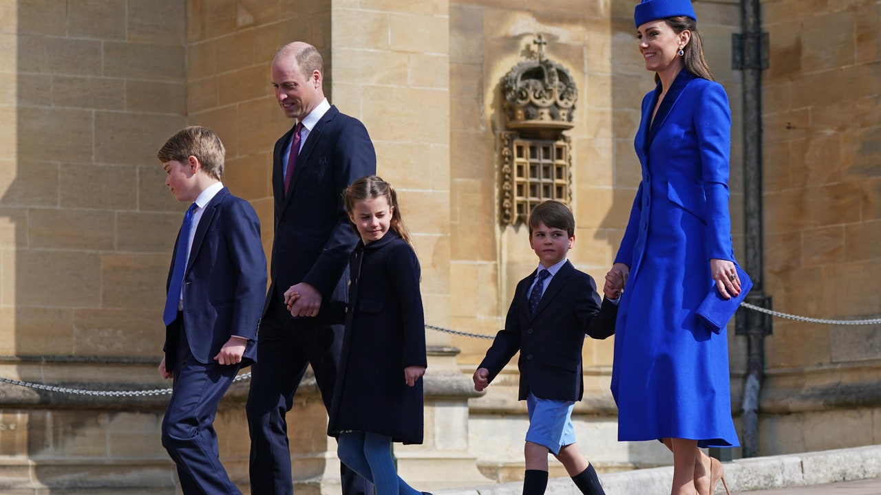 "Prince Louis Steals the Show in Coordinated Easter Outfit with Royal Family"