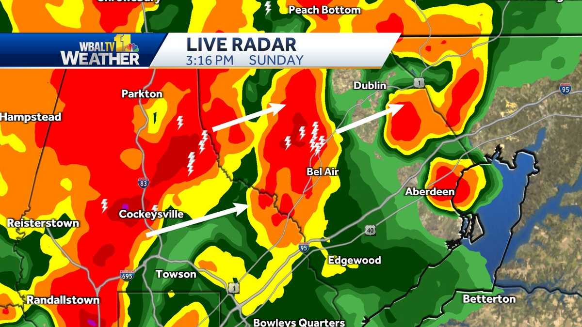 Severe Thunderstorm and Flash Flood Warnings Sweep Through Mid-Atlantic Region