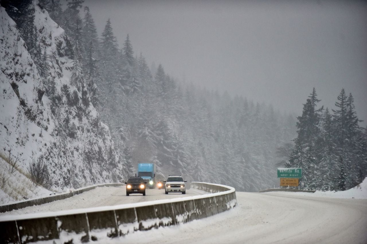 Featured image for "I-84 Reopens After Icy Conditions Cause Closure in Columbia River Gorge"