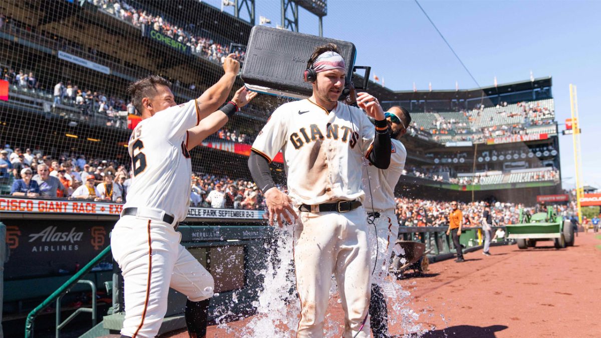 Featured image for "Giants' Bailey delivers walk-off homer to secure victory against Rangers"