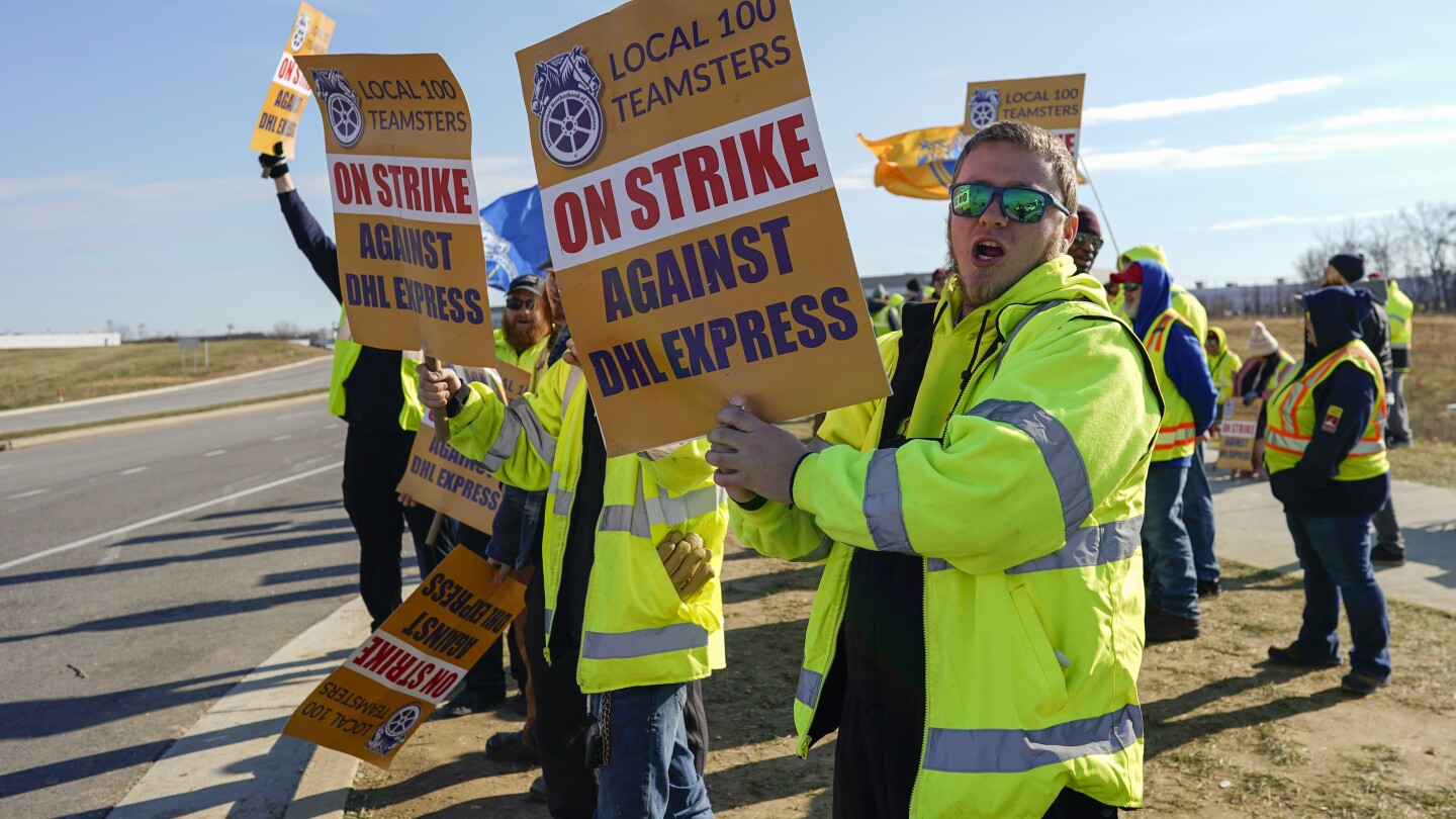 Featured image for Massive Strike by DHL Express Workers Shakes Cincinnati Air Cargo Hub