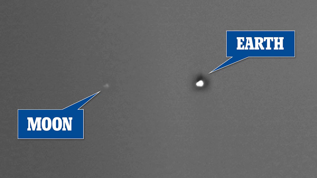 "Rare Snapshot Captures Earth from Mars, 180 Million Miles Away"