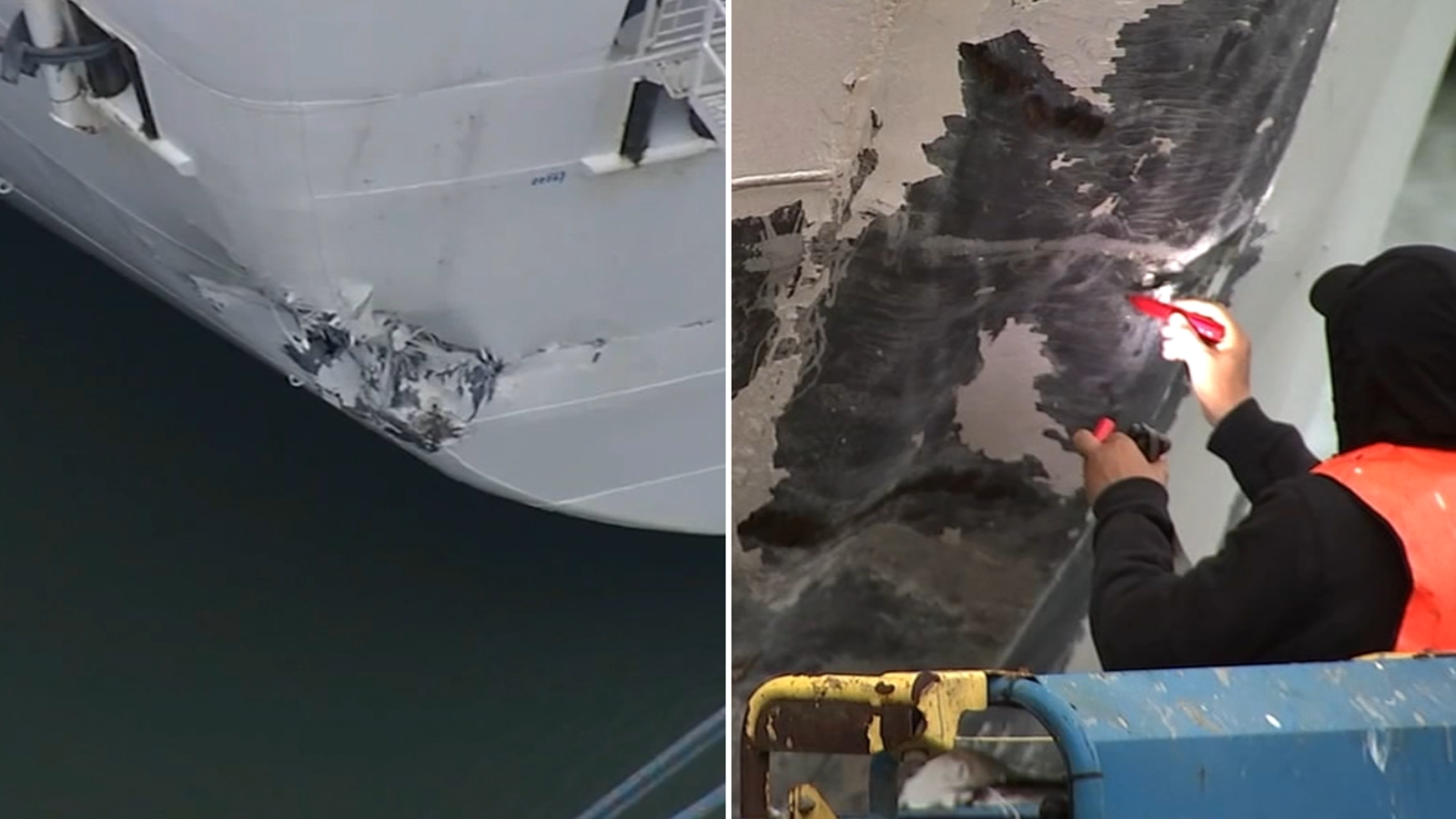 Ruby Princess cruise ship delayed in San Francisco after docking mishap