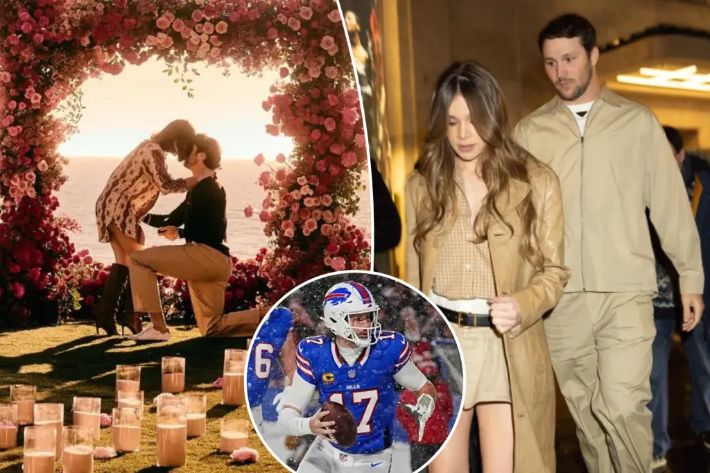 Featured image for Josh Allen and Hailee Steinfeld's Emotional Engagement Journey