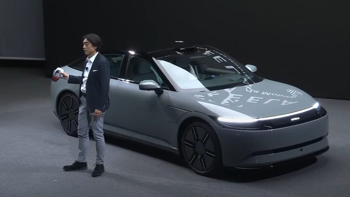 Featured image for "Sony Unveils Afeela EV Driven by PlayStation Controller at CES"