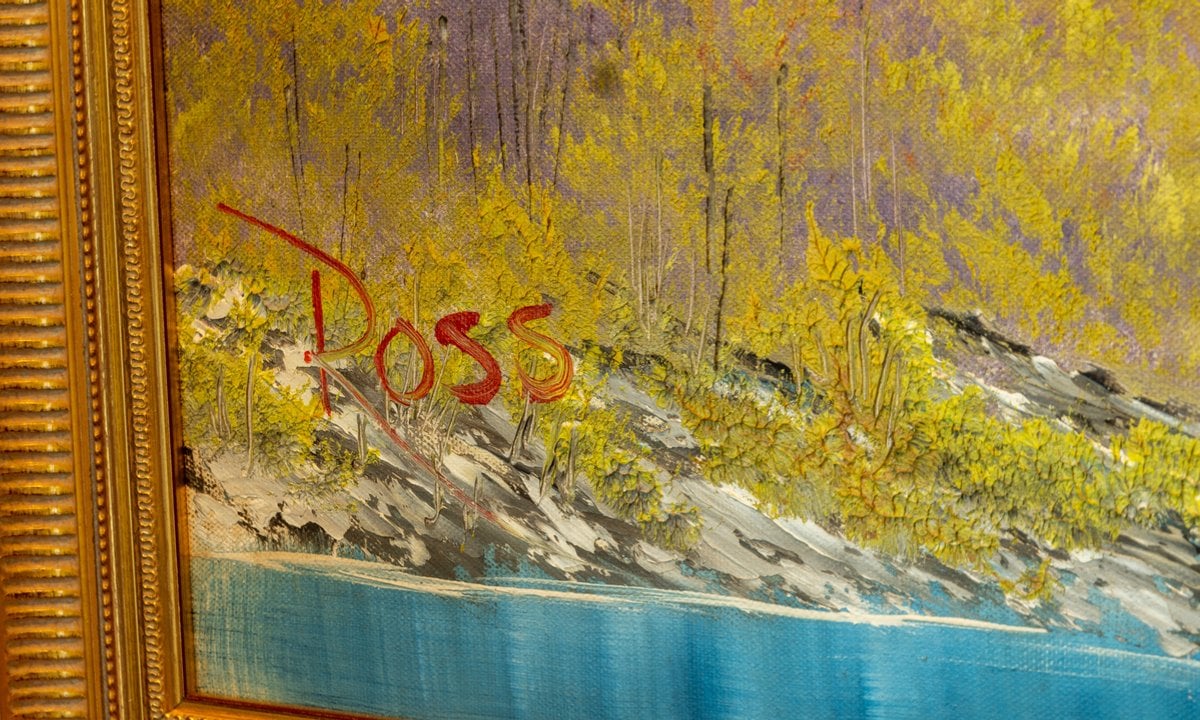 Featured image for "Bob Ross's Iconic First Canvas Sells for Record-Breaking $9.85m"