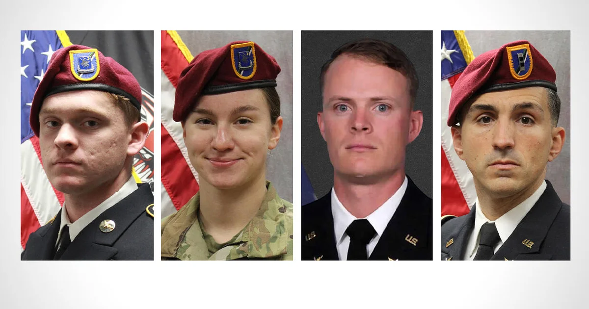 Featured image for Four Soldiers Killed in Black Hawk Crash Near Olympia Identified