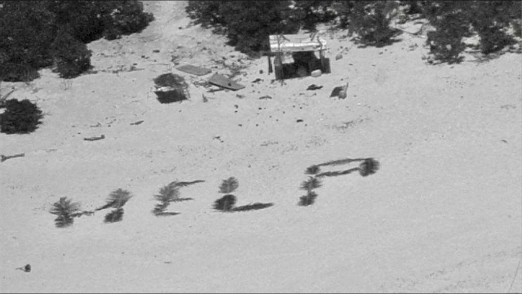 Featured image for "Rescuers Save Castaways Using 'HELP' Sign Made of Palm Fronds"