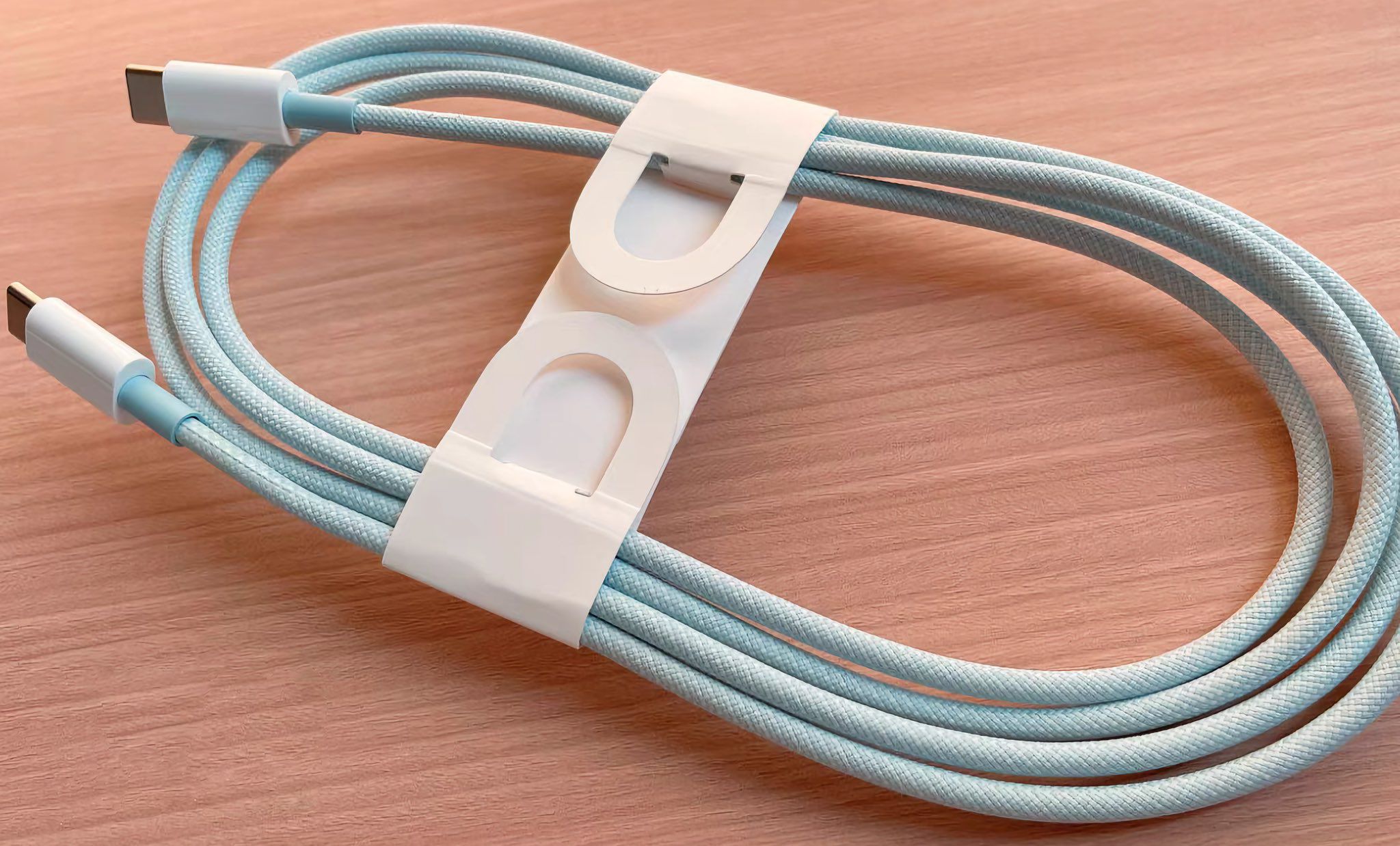 Featured image for "iPhone 15 Introduces 50% Longer Braided USB-C Cable"