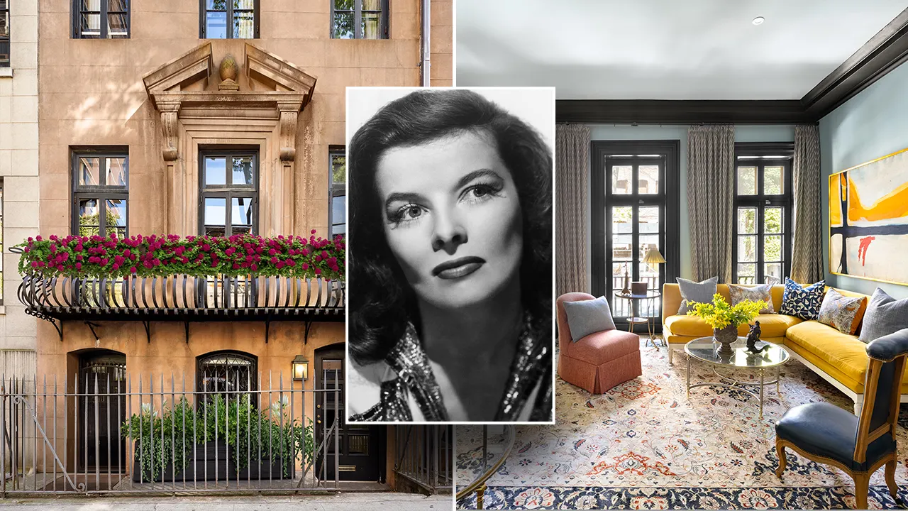 Featured image for Katharine Hepburn's NYC Townhouse Listed for $7.2M