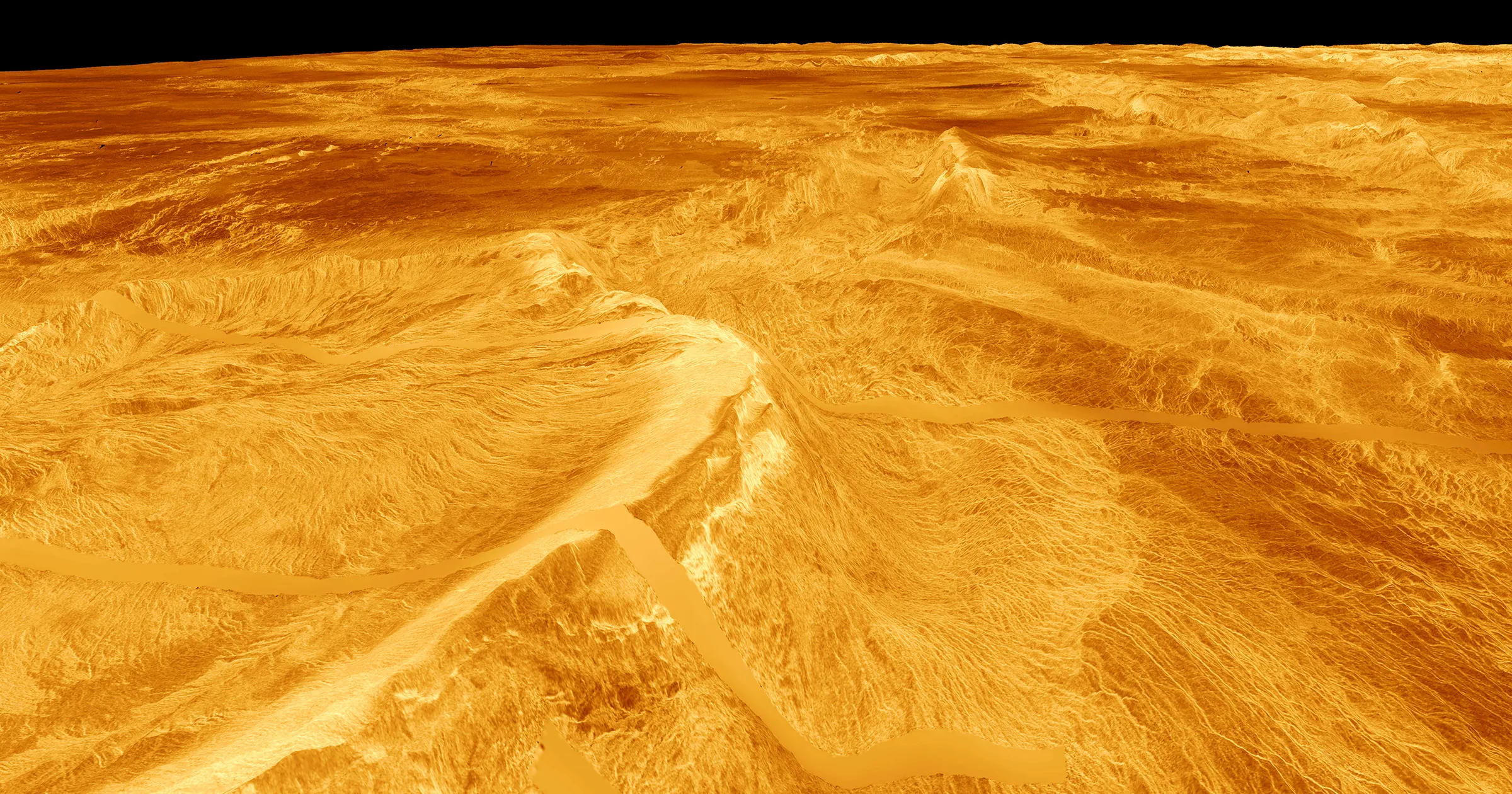 Featured image for Scientists Uncover Unique Lava Tube Structures on Venus