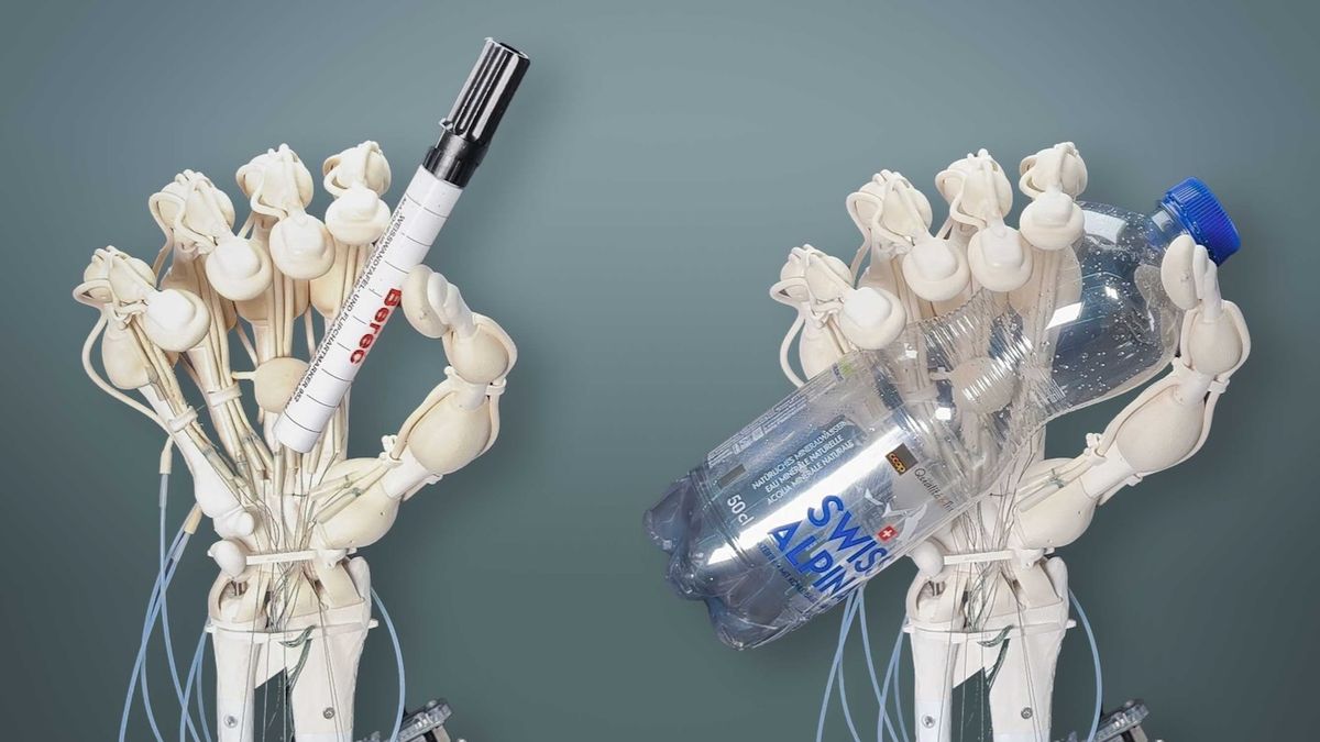 Featured image for Revolutionary 3D Printing Technique Creates Incredibly Lifelike Robot Hand