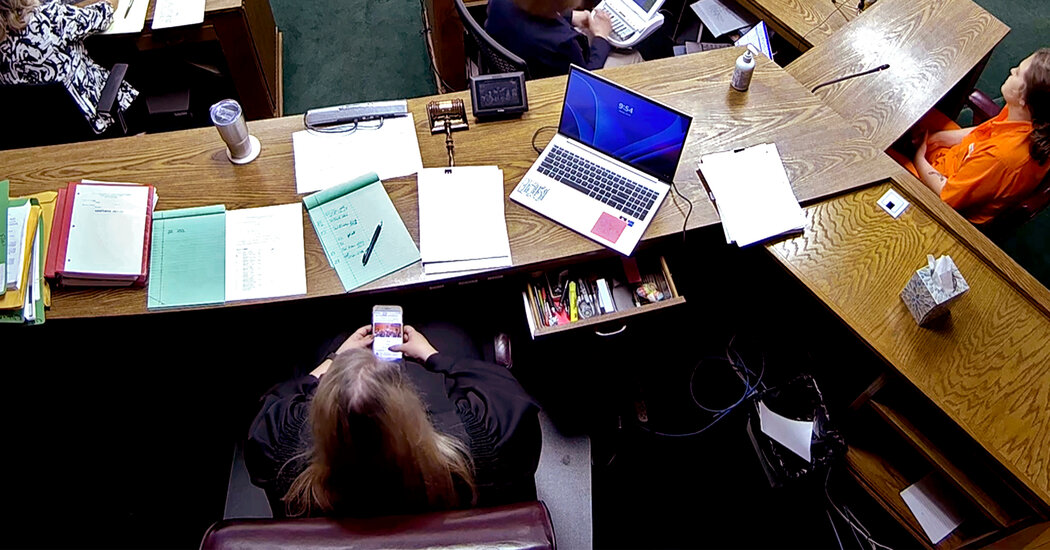 Featured image for "Oklahoma Judge Resigns Amid Texting Scandal During Murder Trial"