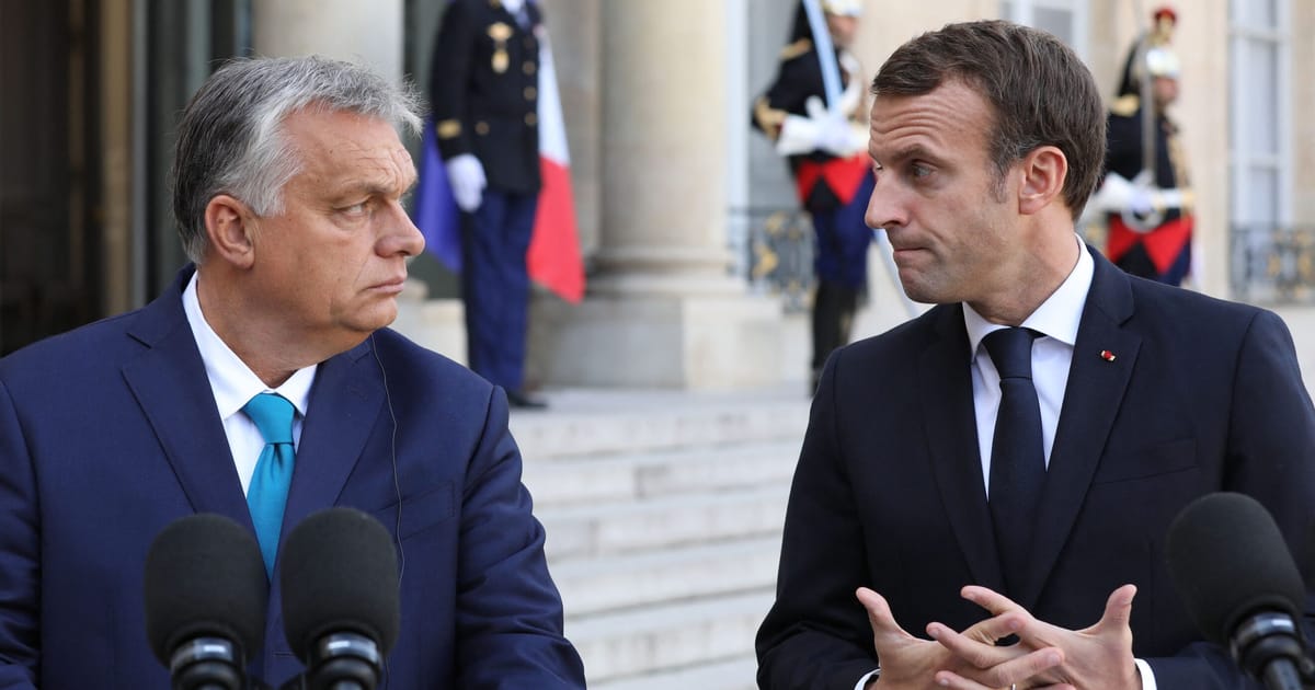 "Macron Hosts Orbán in Search of Compromise for Ukraine's EU Membership"